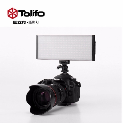 Tolifo圖立方PT-30B PRO魅影LED攝像補光機頂燈雙調光