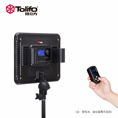 Tolifo圖立方PT-F60B雙色溫LED攝影補光燈60W